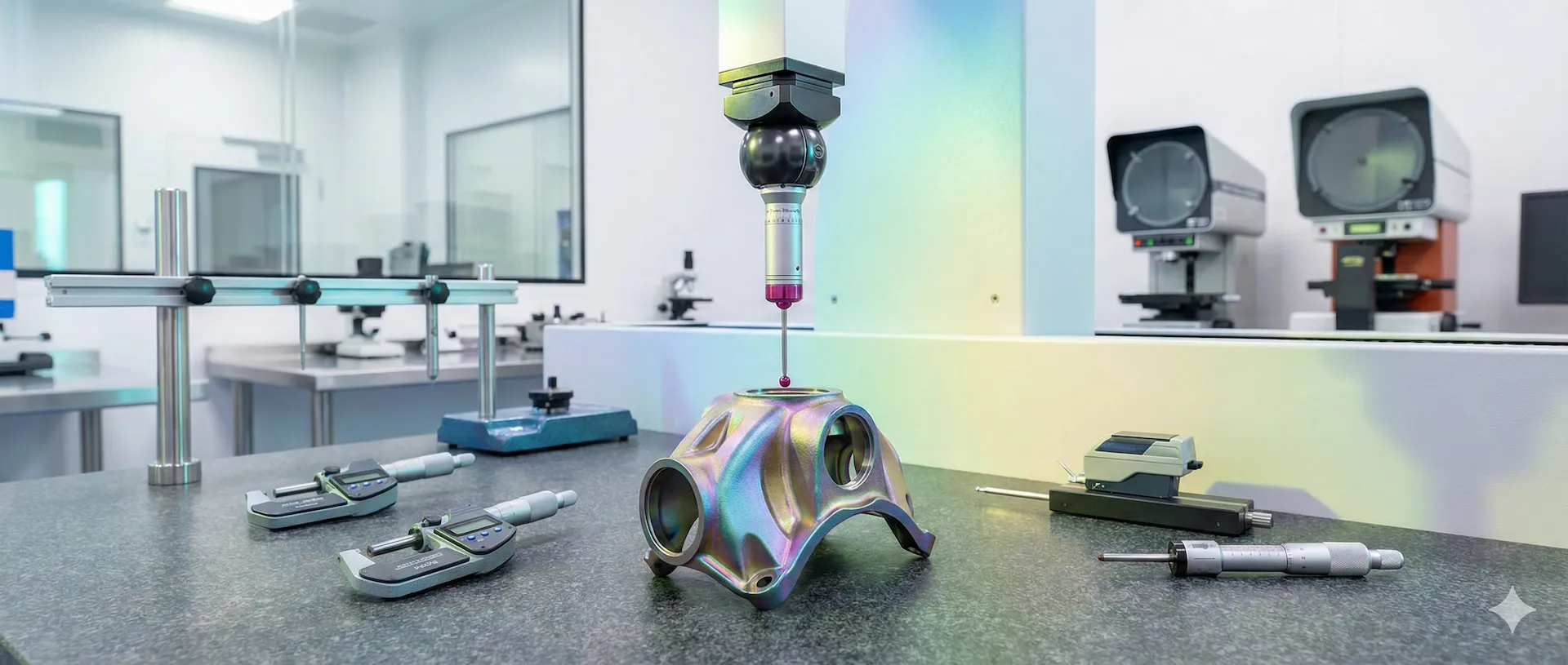 Qualitätssicherung in der Produktion.