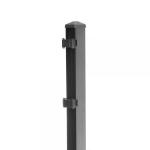 Pfosten mit Clip Anthrazit RAL 7016 | 2030