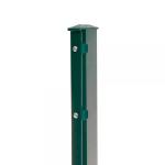 Pfosten mit Abdeckleiste Grün RAL 6005 | 1230